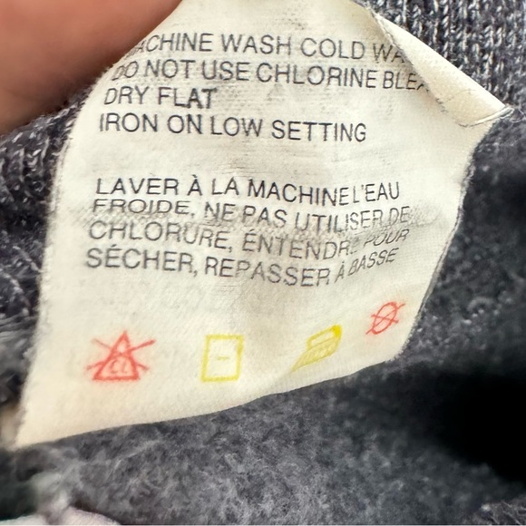 Vintage Cotton Ginny Turtleneck Sweatshirt Womens L Purple Grey Polar Bear VGUC - Picture 10 of 10